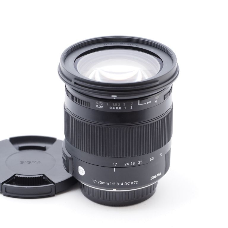 美品 SIGMA ズームレンズ 17-70mm F2.8-4 DC MACRO 公式サイト店舗