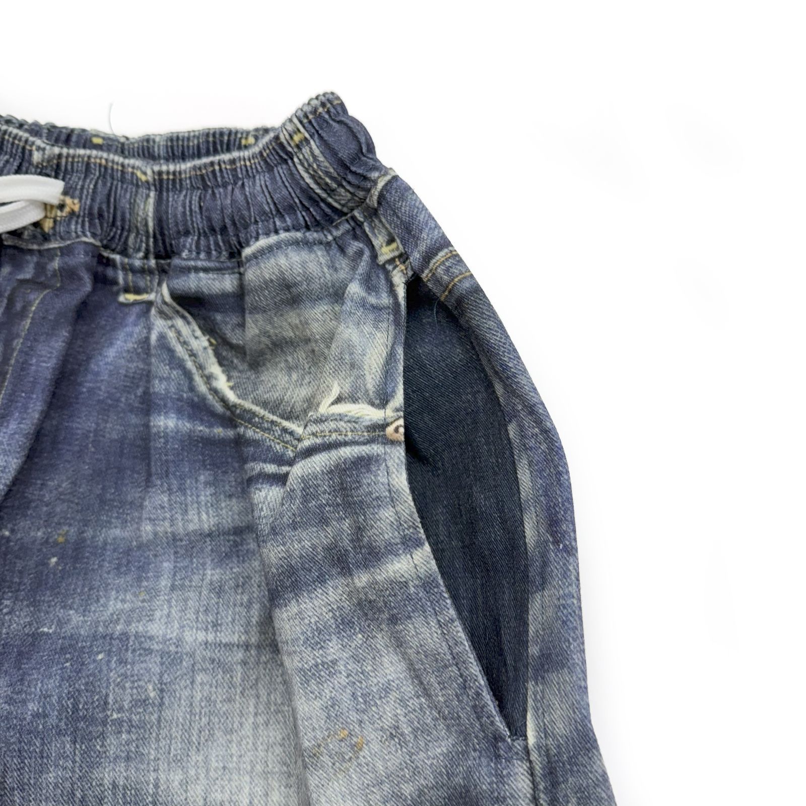 Fake Vintage Denim Easy Pants usアス 三軒茶屋 US 三軒茶屋 'Fake Vintage Denim Easy Pants Type-47'フェイク