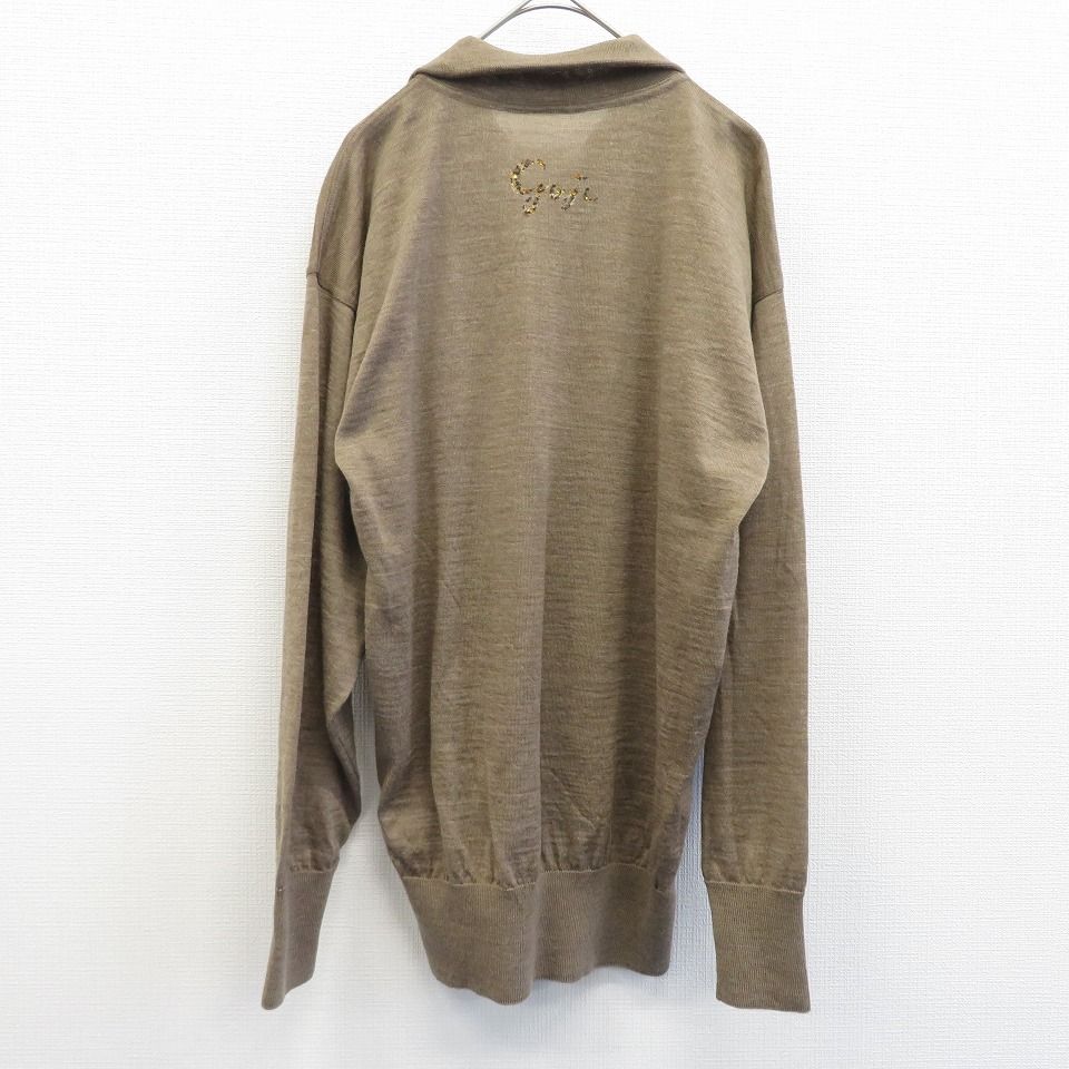 GKITALIYA 伊太利屋 ニット セーター カットソー レオパード ハーフ