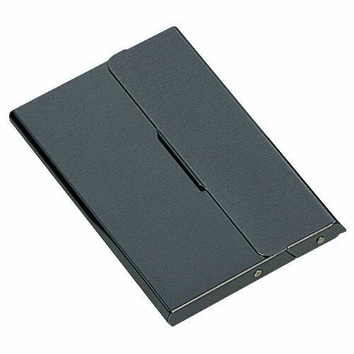 まとめ レイメイ 横型アルミ名刺ケース グレー CH828N ×15セット