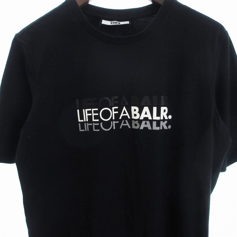 *BALR*半袖ロゴTシャツ BALR. ボーラー プレートロゴ Tシャツ カットソー メタルロゴ