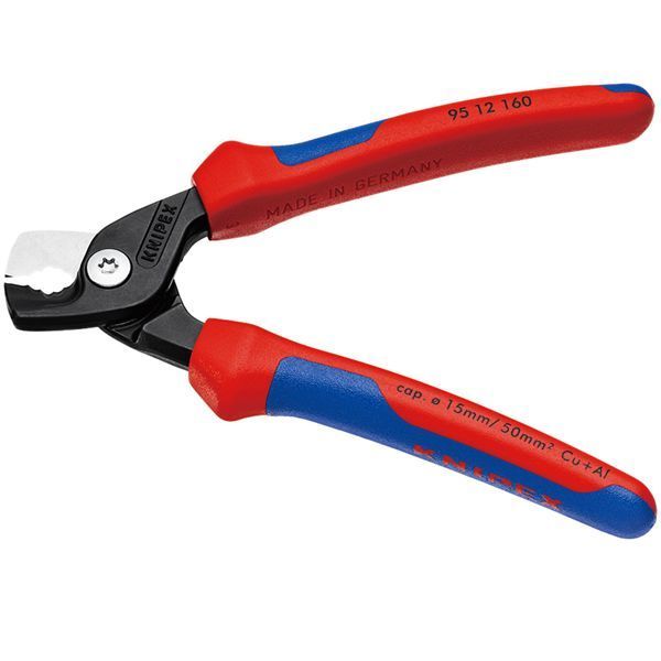 全品無料！ KNIPEX クニペックス ケーブルカッター ステップカット コンフォート 全長160mm 9512-160