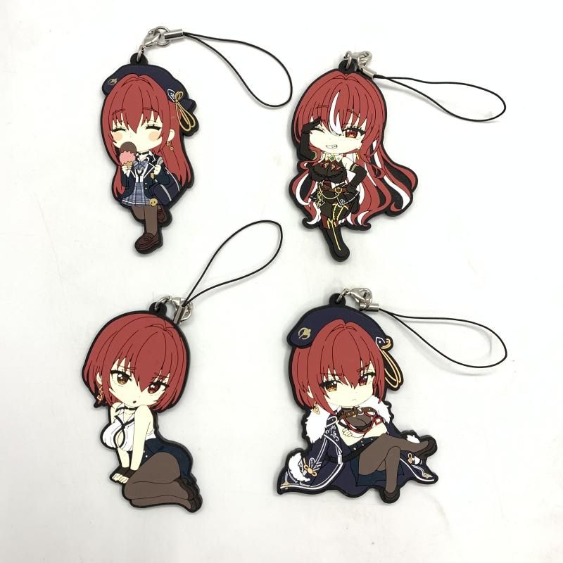 中古】ランダムラバーストラップ 全4種セット 宝鐘マリン 誕生