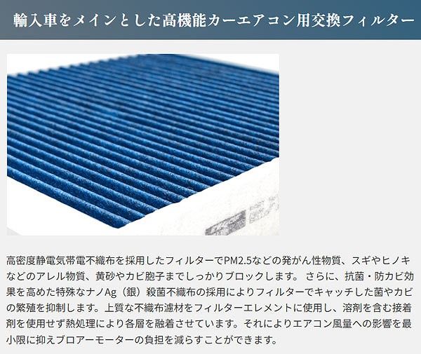 BELLOF(ベロフ) エアコンフィルター ダイハツ ミラ L25＃,L26