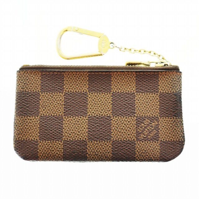 値下げ!極美品ルイヴィトン ダミエ コインケース 茶 ポシェットクレ 男女兼用 ルイヴィトン LOUIS VUITTON ダミエ ポシェット クレ コイン