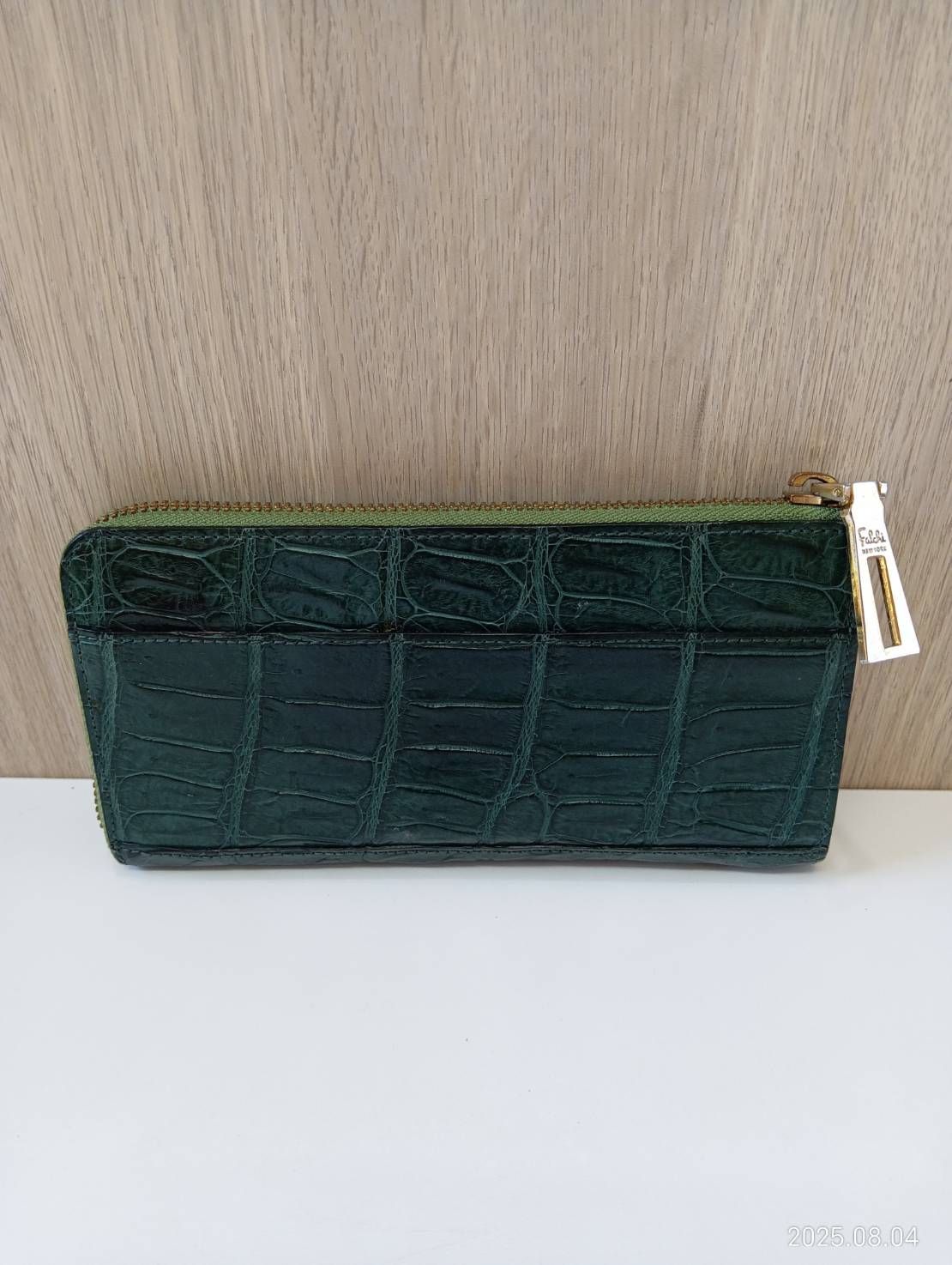 中古品】 ファルチ ニューヨーク Falchi New York 長財布 レザー