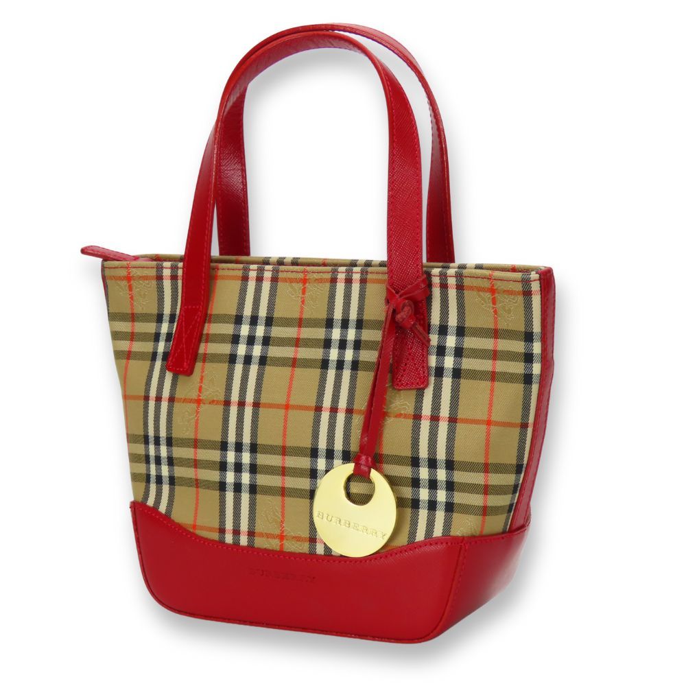 BURBERRY バーバリー ハンドバッグ シャドーホース ノバチェック バーバリーハンドバッグBurberry シャドーホース ノバチェック