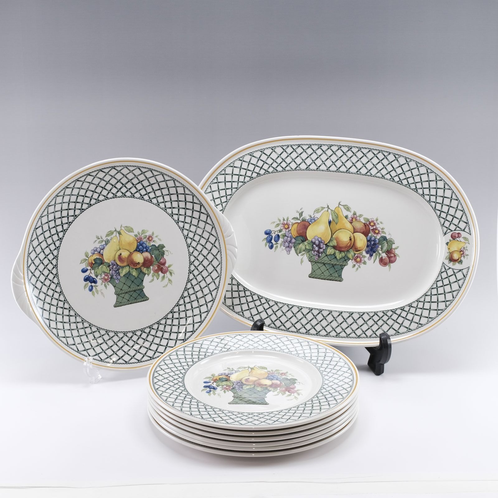 Villeroy&Boch】ビレロイ＆ボッホ バスケット プレートセット計8枚