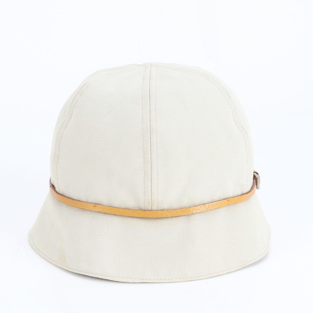 プラダ バケット ハット バケハ 帽子 レザー キャンバス ファッション 本革 婦人 レディース RWE CU21-7