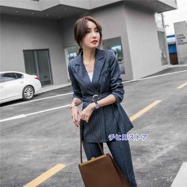 スーツ レディース ストレッチ 洗える パンツスーツ おしゃれ きれいめ 春 夏 秋