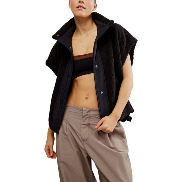 送料無料 フリーピープル レディース ベスト トップス Scout It Out Vest - Women s Black
