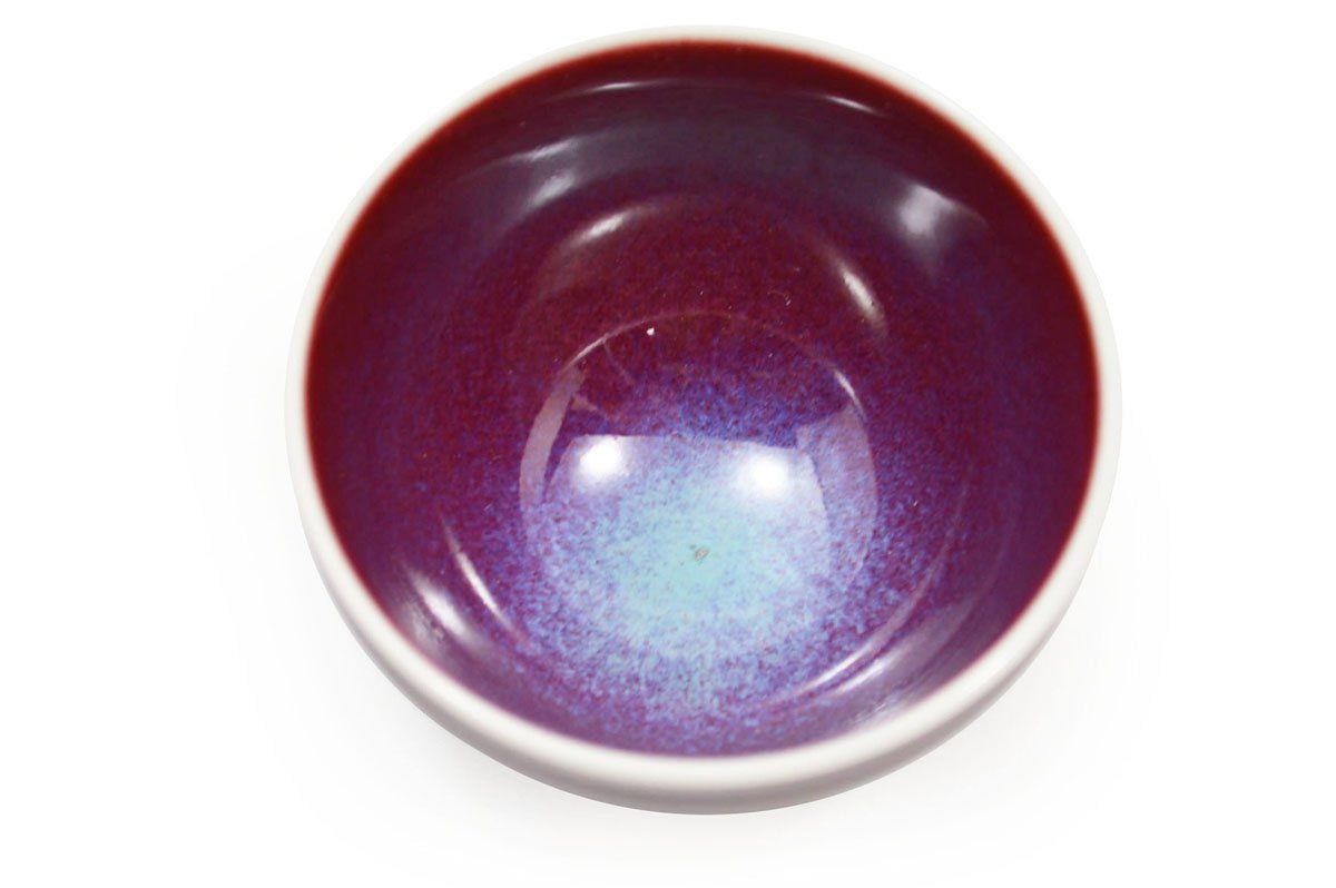 有田焼 真右エ門窯 天目型ぐい呑 辰砂 有田焼 真右エ門窯