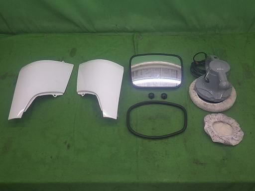 ☆デコトラ☆トラックパーツ☆八角型☆キャブロケット☆筒出し☆長さ1，5m☆2本1セット☆ステンレス☆ハンドメイド☆アートトラック☆ 中古デコトラ 大型用 パーツセット ☆デコトラ☆八角型☆キャブ