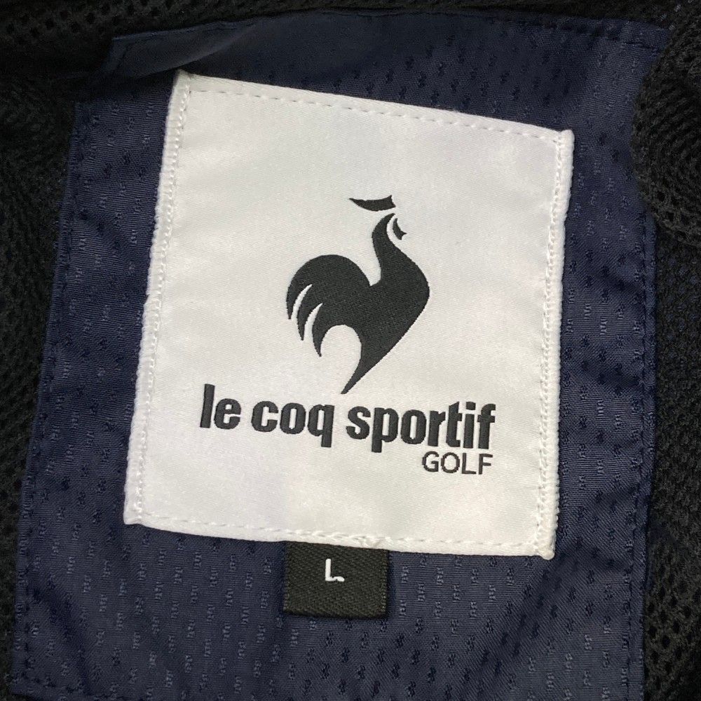 サイズ：L LE COQ GOLF ルコックゴルフ QGMVJK00 2WAYジャケット  ネイビー系 [240101460543] ゴルフウェア メンズ ストスト サイズ：L LE COQ GOLF ルコックゴルフ QGMVJK00 2WAYジャケット