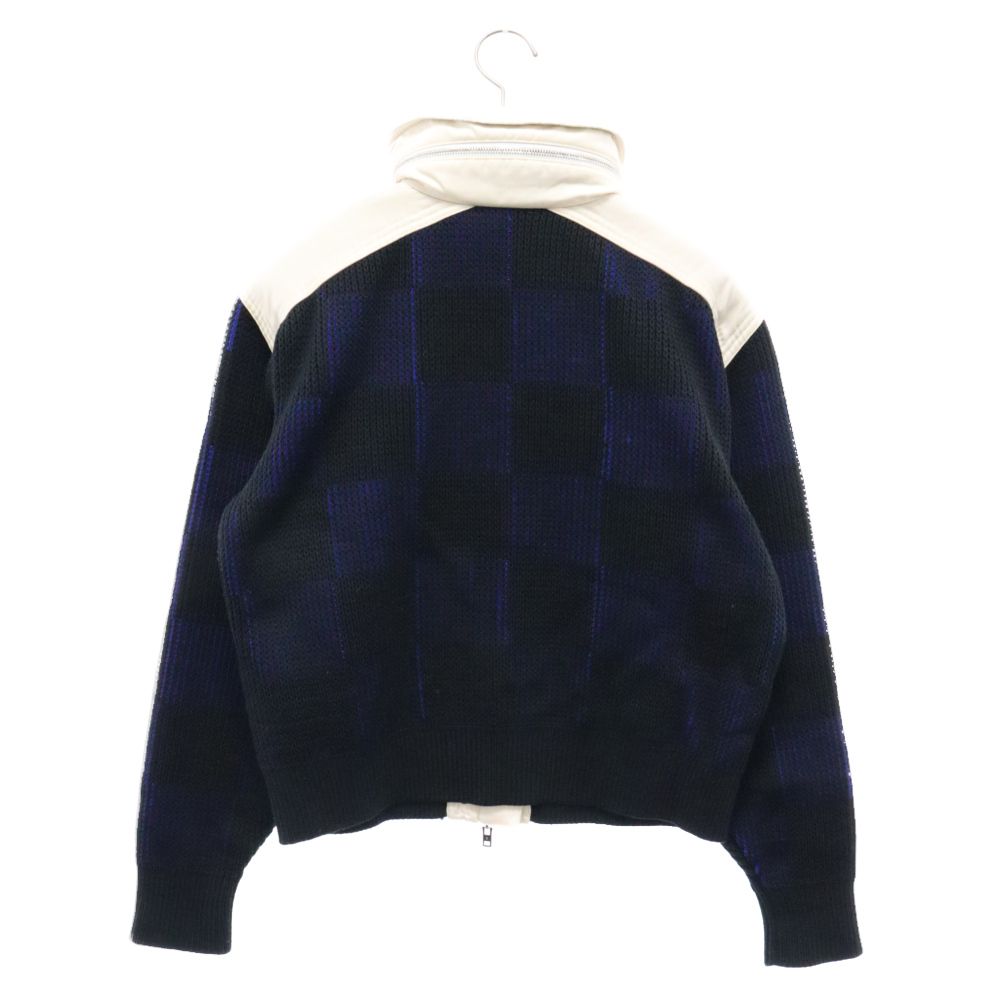 ルイヴィトン　ハイブリット スキニー ダミエ ニット ジャケット ブルゾン ルイヴィトン ハイブリット スキニー ダミエ ニット ジャケット