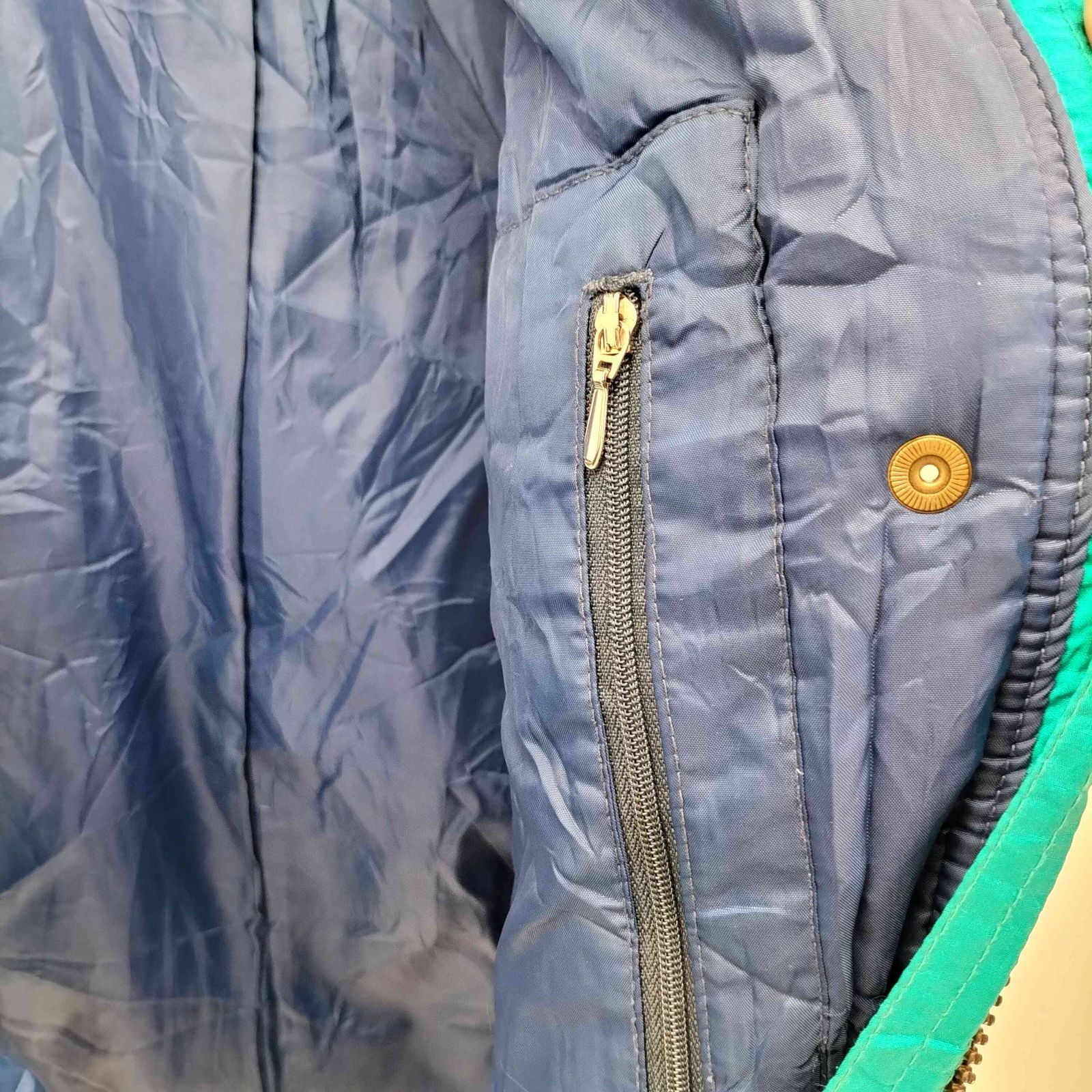 ユーズドフルギ USED古着 SKI 90s ナイロンジップブルゾン スキー 