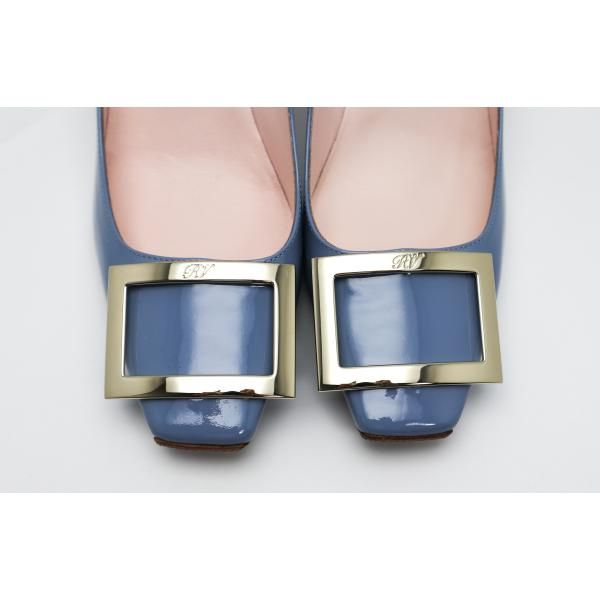 ROGER VIVIER ロジェヴィヴィエ トランペット パンプス パテントレザー