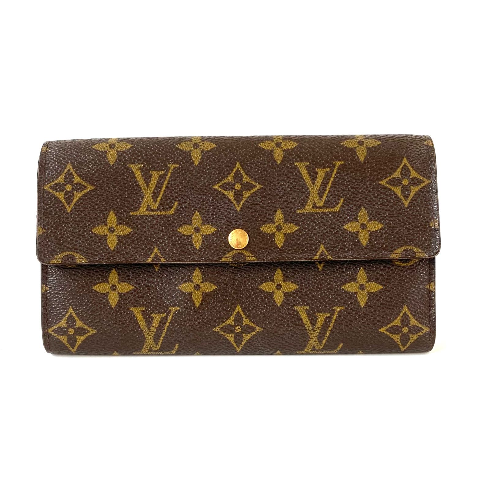 ◼️LOUIS VUITTON◼️ モノグラム ポルトモネクレディ 長財布