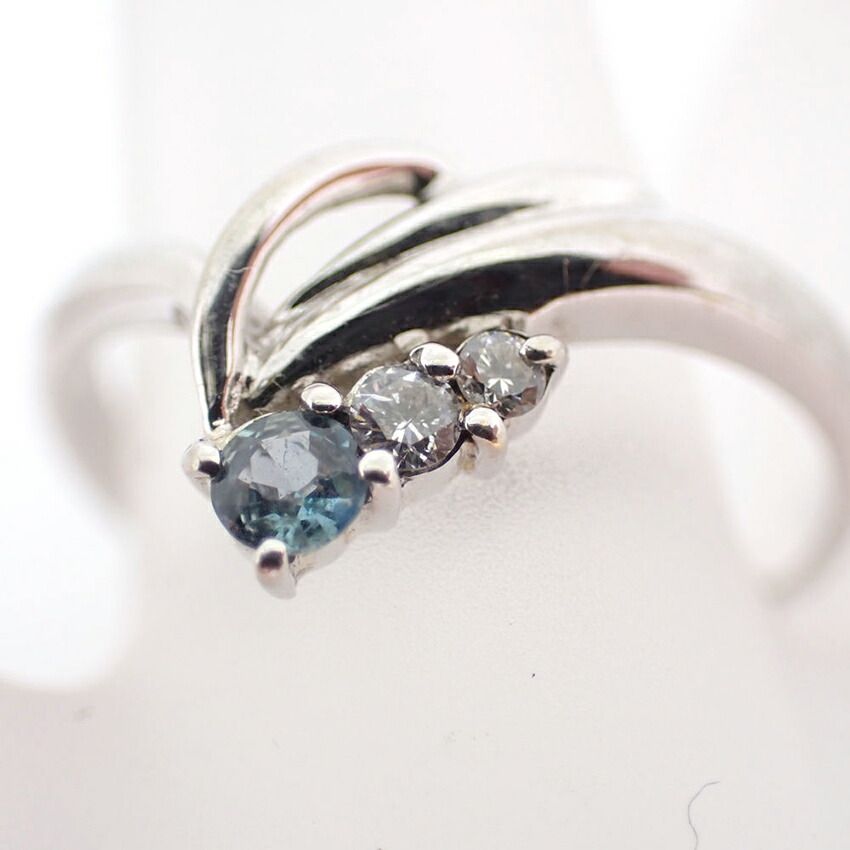 リング K18WG アレキサンドライト0.22ct ダイヤ0.14ct 11号 楽天市場】アレキサンドライト 0.42ct ダイヤモンド 0.44ct