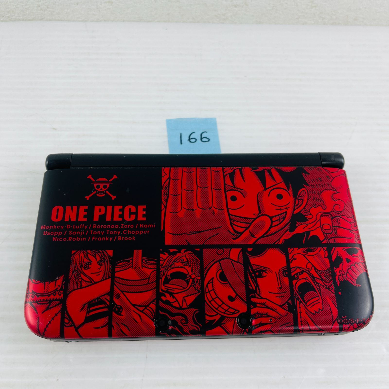 3-203 ニンテンドー3DS LL ワンピース ルフィレッド ワンピース アンリミテッドワールド ルフィレッド 3DSLLジャンク品 ONE