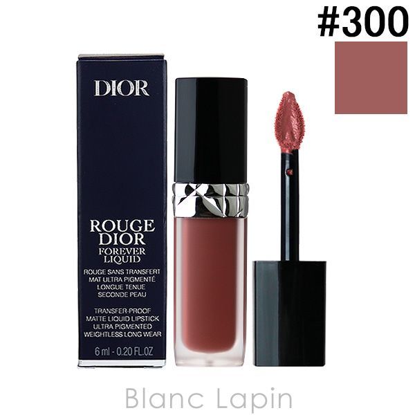 クリスチャンディオール Dior ルージュディオールフォーエヴァーリキッド #300 フォーエヴァー ヌード スタイル 6ml [624404]〔メール便発送〕