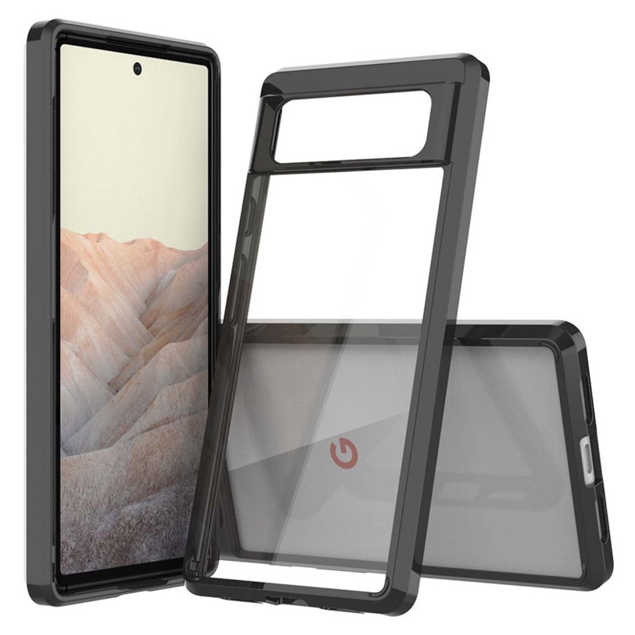 Google Pixel 6 ケース ピクセル6 耐衝撃 ハイブリット クリア ケース 