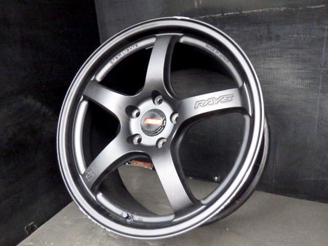 2904 A▲送料無料▲RAYS Gram Lights 57CR▲18x8.5J 5穴 PCD114.3 50◆4本