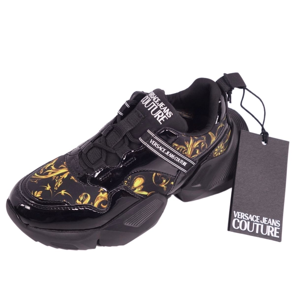 未使用 ヴェルサーチ VERSACE JEANS COUTURE スニーカー ロ - メルカリ