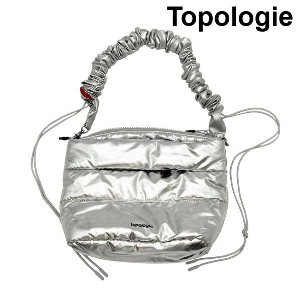 Topologie Besace シルバー 10mmストラップ付 トポロジー Topologie ショルダーバッグ Besace ベサス サコッシュ