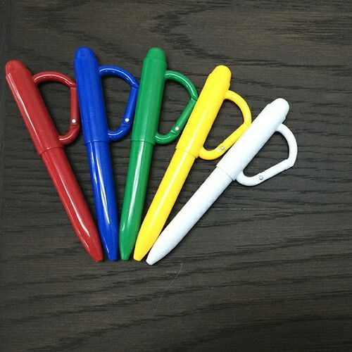 まとめ 紀寺商事 ボールペン カラビナ BP 青 DA-114BU ×50セット