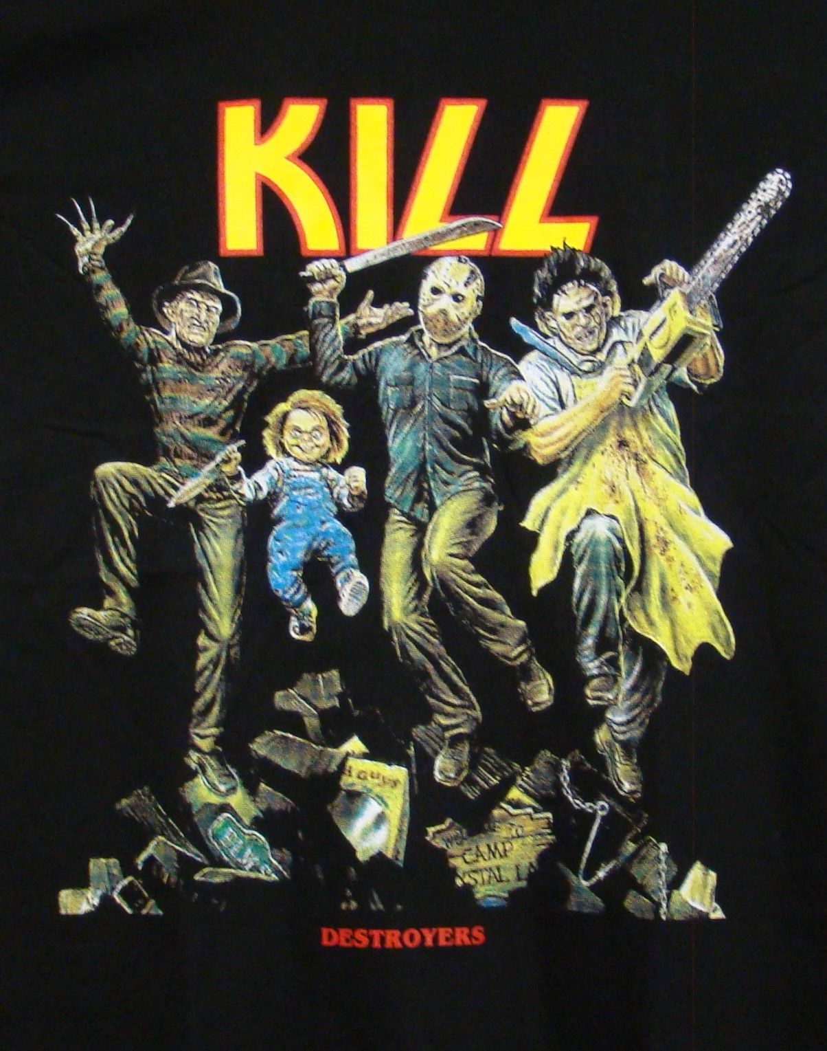 フレディ・クルーガー フレディ ジェイソン チャッキー 新品 チャッキー☆ジェイソン☆フレディ【KILL】KRAFT☆Tシャツ