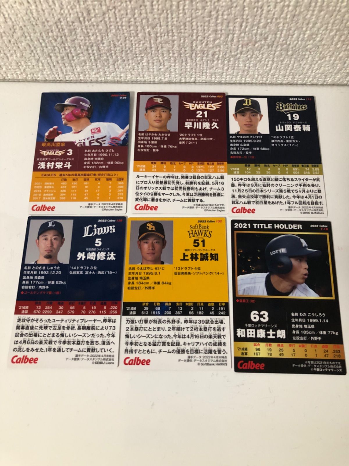 プロ野球チップス バラ売り パ・リーグ プロ野球チップス バラ売り セ・リーグ