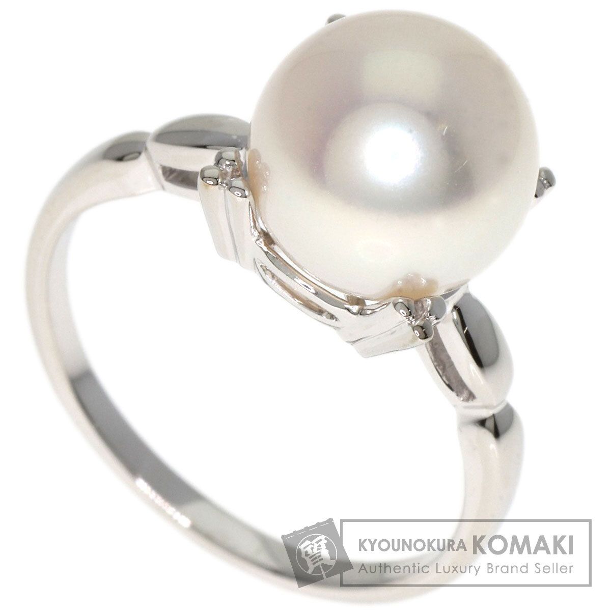 MIKIMOTO ミキモト パール 真珠 リング 指輪 PT950 レディース