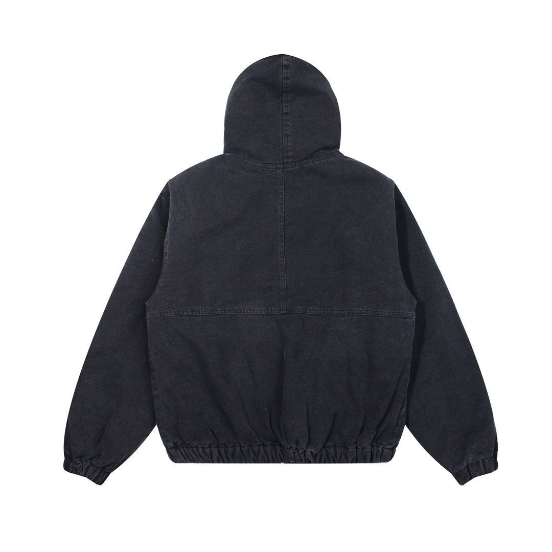 Stussy ステューシー CANVAS INSULATED WORK JACKET レトロ ブラック - メルカリ