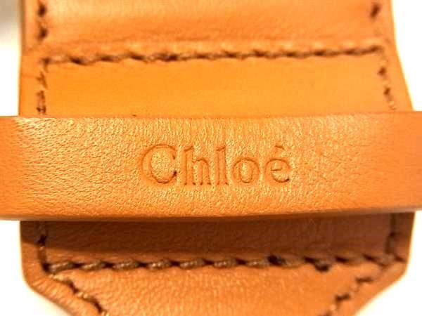 □極美品□ Chloe クロエ レザー×キャンバス バッグ用 ショルダー  