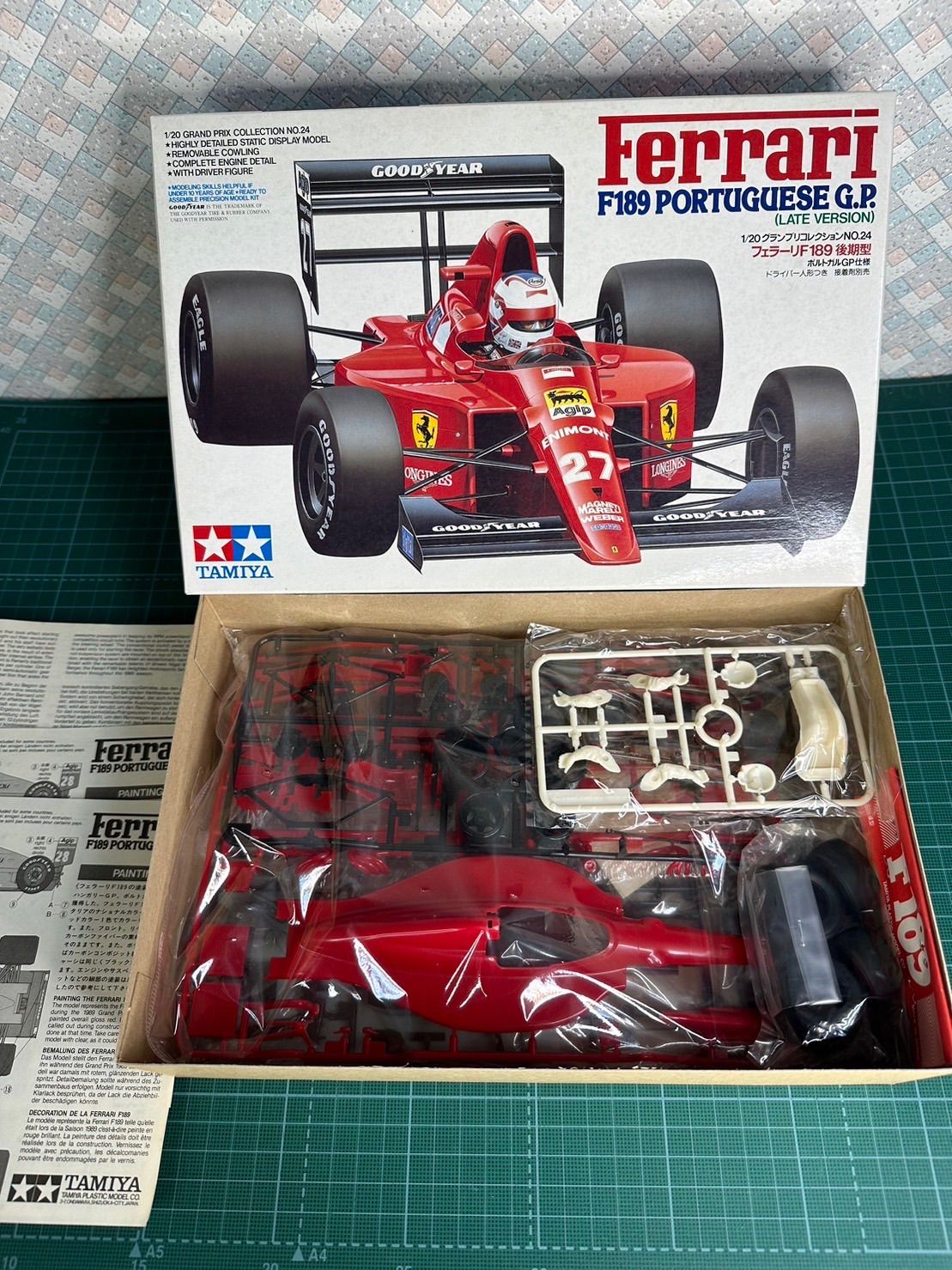 絶版 タミヤ プラモデル 1/20 フェラーリ F189 昭和レトロ - マネ56