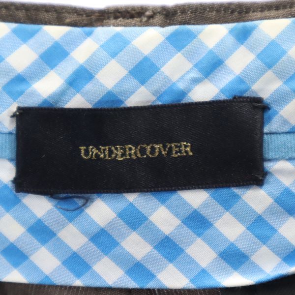 アンダーカバー 日本製 クロップドパンツ 1 ブラウン系 UNDERCOVER