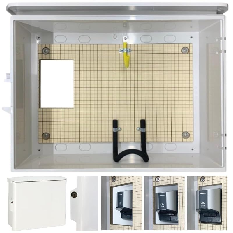 電気工事不要 EV 充電ケーブル 収納 既設コンセント使用 収納ボックス D-EVBOX54A-H 電材王 1