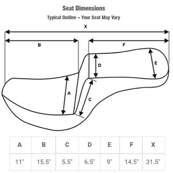 TOUR STEP-UP TR シート 1997〜07年FLHR FLHX|バックレスト無し