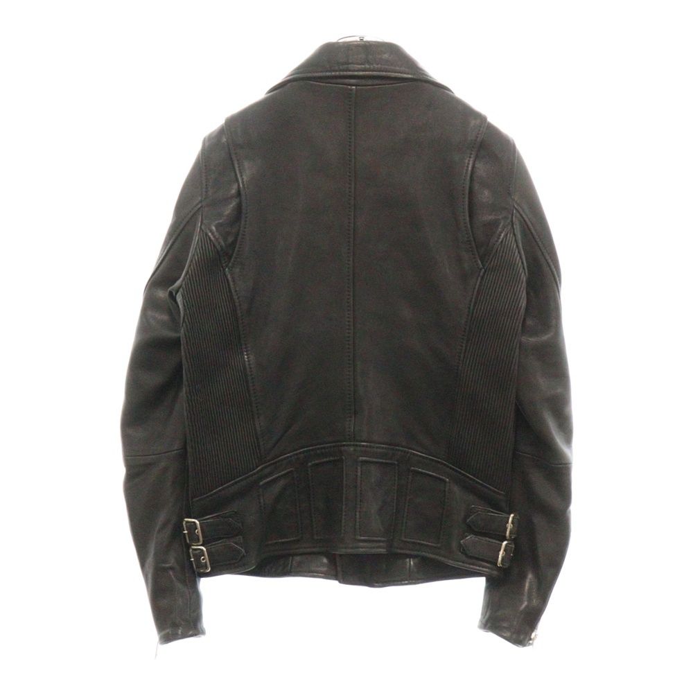DIESEL ブラック ライダースジャケット DIESEL ディーゼル TR008568 ラムレザー ダブルライダース
