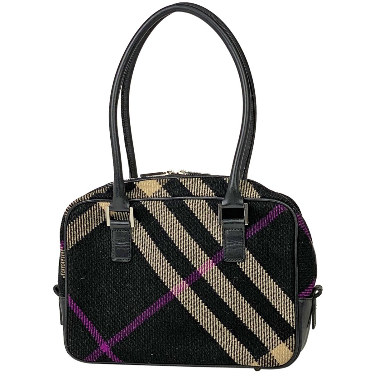 バーバリー BURBERRY チェック柄 ハンドバッグ 肩掛け ショルダー 