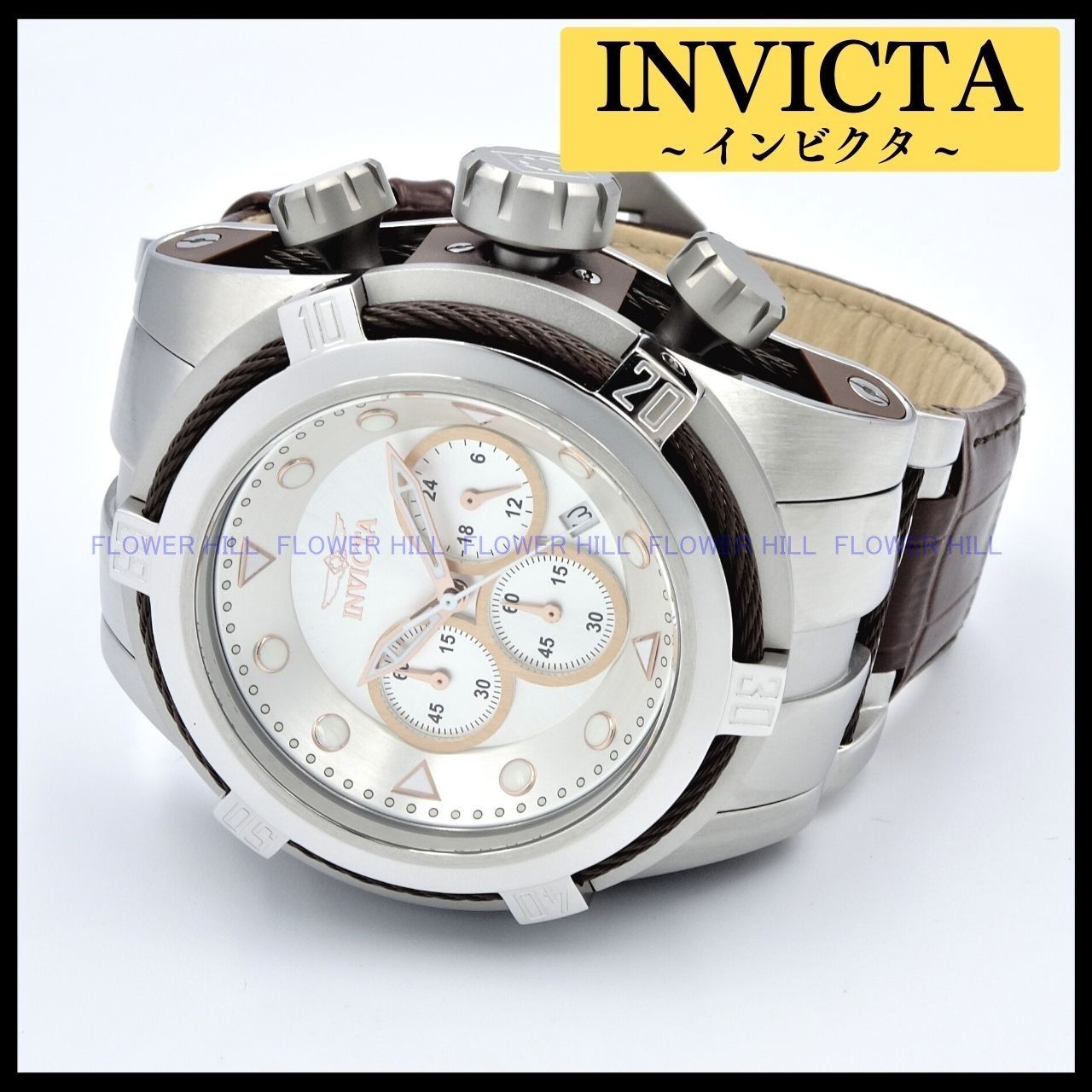 INVICTA インビクタ 腕時計 メンズ BOLT ZEUS 43783 クォーツ クロノ