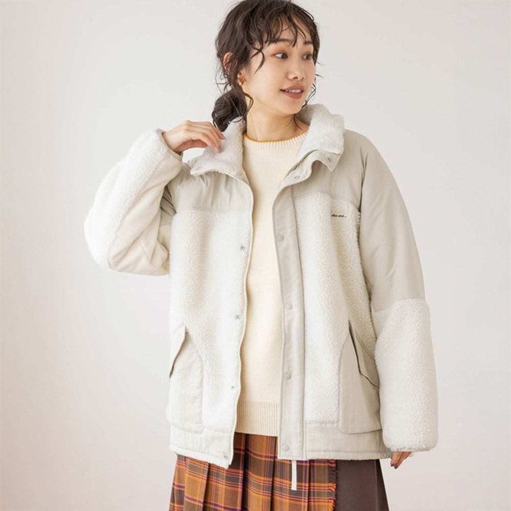 新品 未使用 niko and ニコアンド ボア フリース ジップアップ