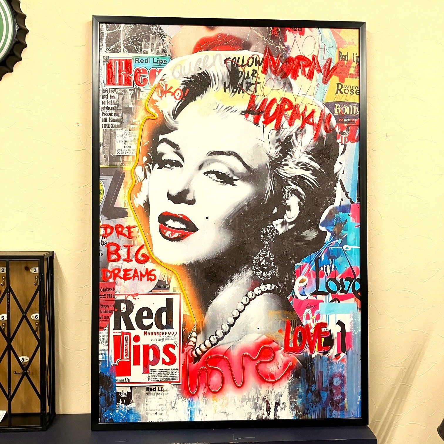 マリリン・モンロー LEDアート マリリン モンロー 絵画 - メルカリ