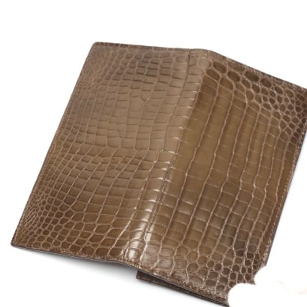 GENUINE CROCODILE SKIN クロコ 長財布 - メルカリ