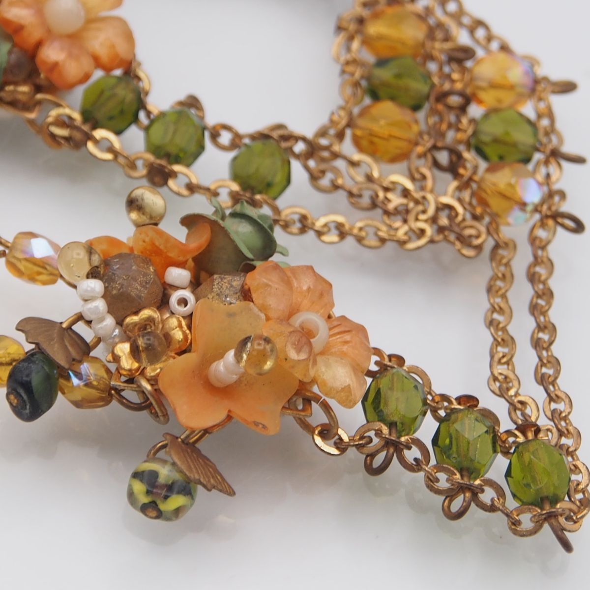 美品　コリーントランド　豪華ネックレス　ハンドメイド　パープル　希少 美品 コリーントランド 豪華ネックレス ハンドメイド パープル 希少 美