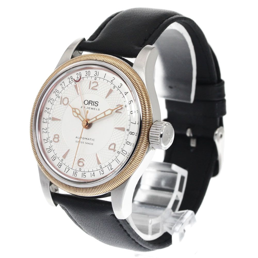オリス ORIS 7543 ポインターデイト 自動巻き オリス ORIS 7543 ポインターデイト ビッククラウン 自動巻き メンズ