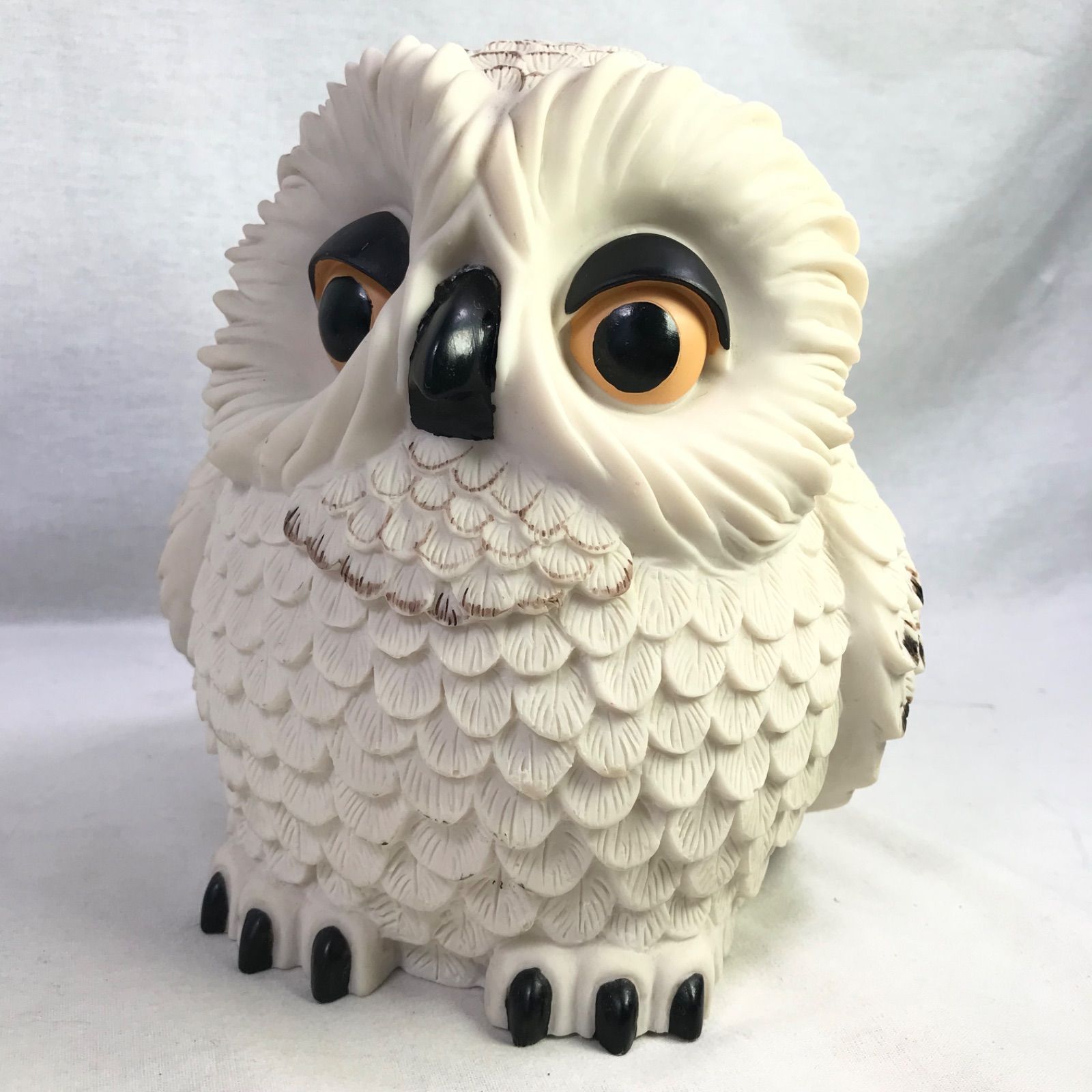 金属製フクロウの置物 ゴールド 希少 金属製フクロウの置物 ゴールド 希少