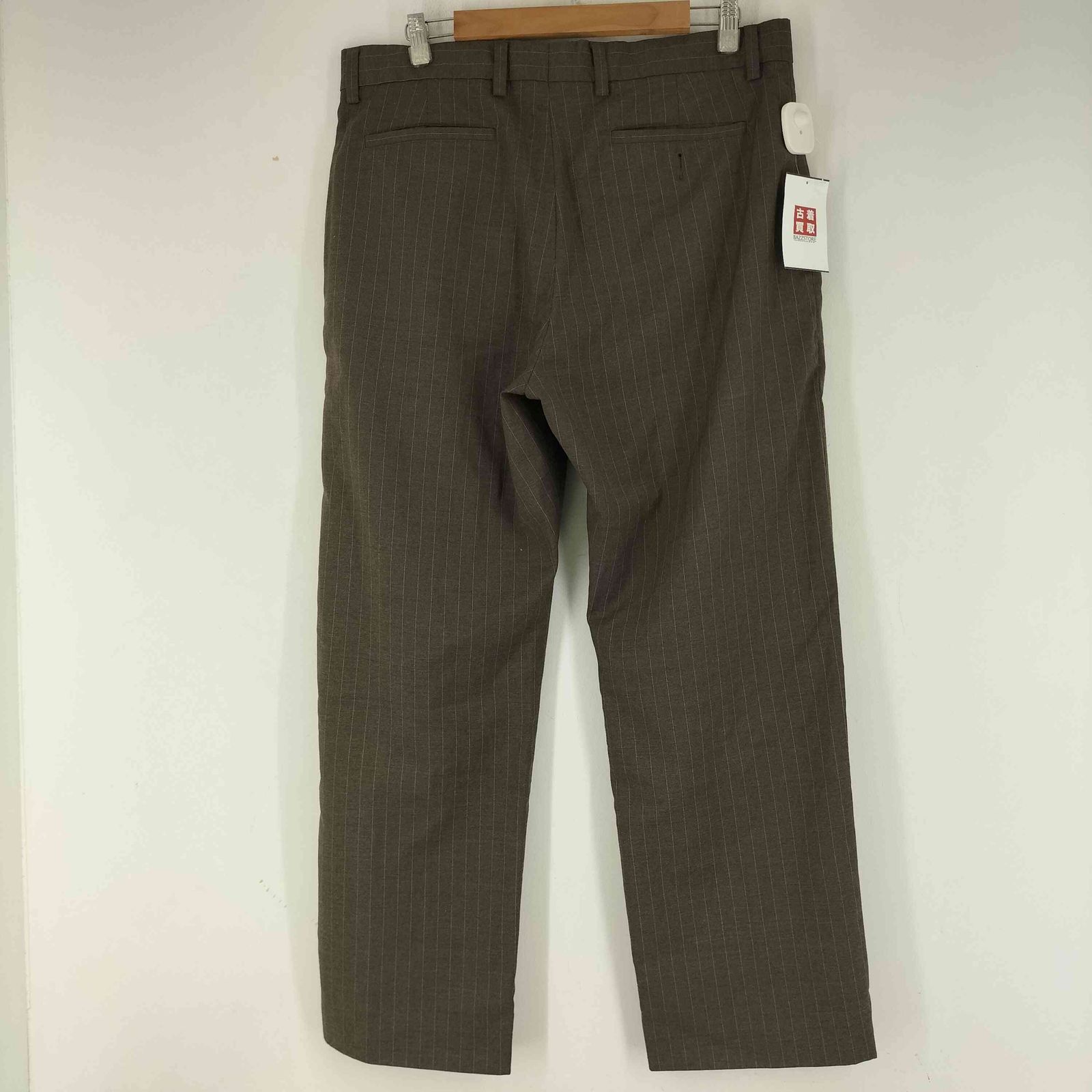 90s BANANA REPUBLIC リネンスラックス ツータック ブラック 90s