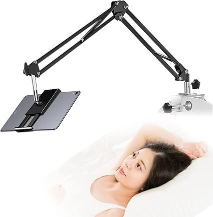 タブレット スタンド 【2024最新型 ４つの関節を採用安定で揺れない】 タブレット アーム スタンド スマホスタンド ipadスタンド ipad アーム 横/縱き ベッドサイド 寝ながら ベッド用 360回転 スマホ スタンド/ホルダー